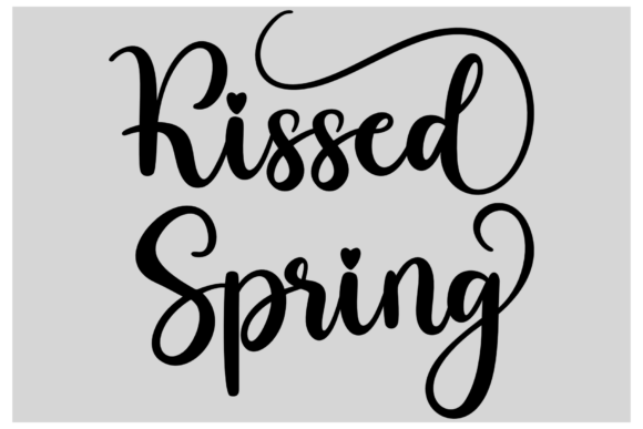 A Practical Review of the Script Font Kissed Spring