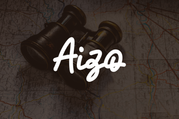 Aizo: An Energetic Script Font for Modern Web Experiences