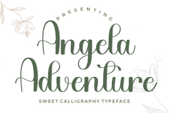 Angela Adventure: A Script Font for Calm, Engaging Editorial Design