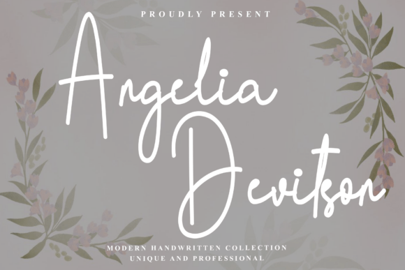 Angelia Devitson: A Clear and Elegant Font for Modern Marketing