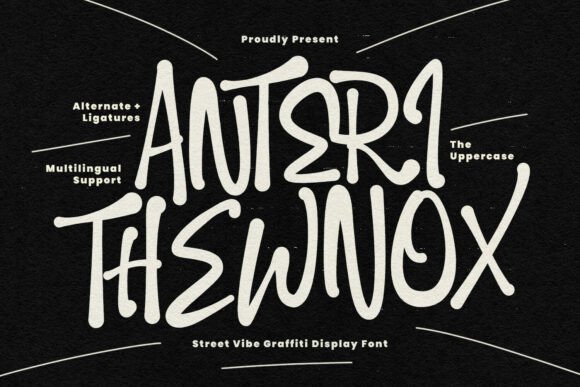 Anteri Thewnox: A Raw Font for Authentic Craft Projects