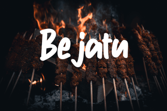 Bejatu: A Versatile Modern Typeface for Creative Product Design