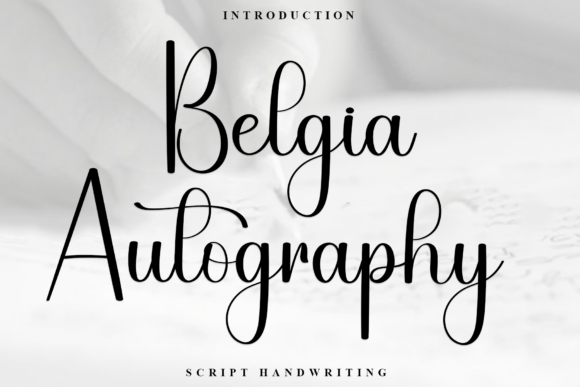 Belgia Autography: A Friendly Font for Your Business Brand