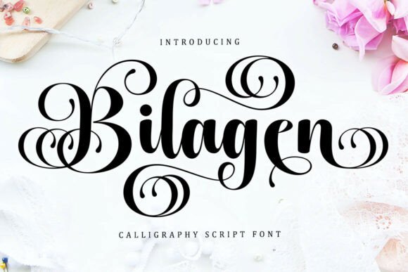 Bilagen: A Modern Calligraphy Font for Editorial Grace