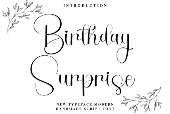 Bringing a Warm, Handcrafted Feel to Your Creations with Birthday Surprise Font
