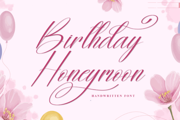 Bringing Birthday Honeymoon Font to Life in Your Creative Projects