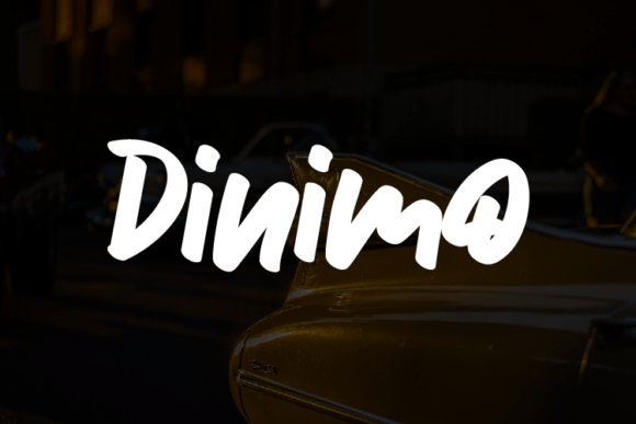 Dinimo: The Brush Script Font That Brings Your Creations to Life
