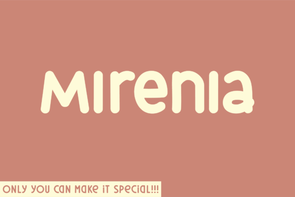 Discovering Mirenia: A Handwritten Font That Feels Genuine