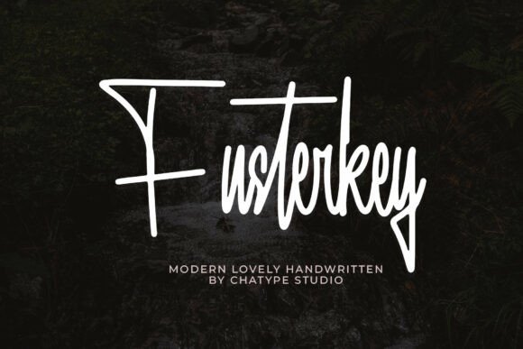 Fusterkey: A Handwritten Font Made for Makers and Their Products
