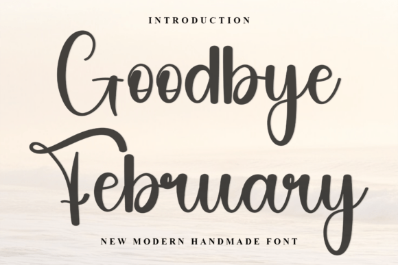 Goodbye February: A Warm, Playful Font for Campaign Clarity