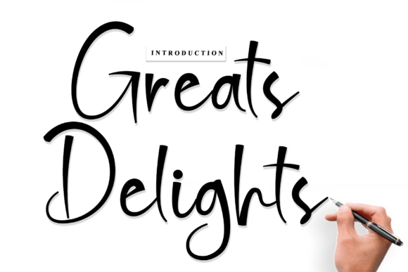 Greats Delights: A Script Font for Sophisticated Marketing