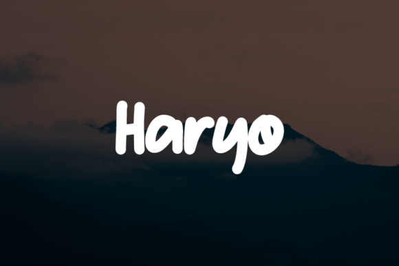 Haryo: A Modern Font Designed to Captivate Digital Audiences
