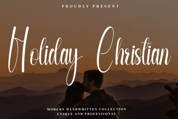 Introducing Holiday Christian: A Business-Friendly Font for Elegant Branding