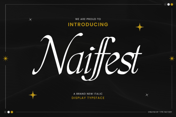 Naiffest Typeface: Testing an Italic Script Font for Real Branding