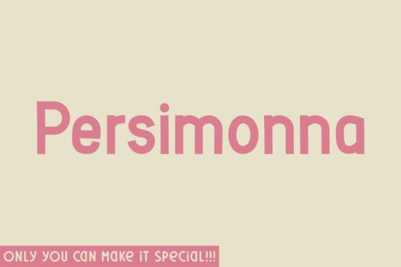 Persimonna: A Handwritten Font for Memorable Marketing