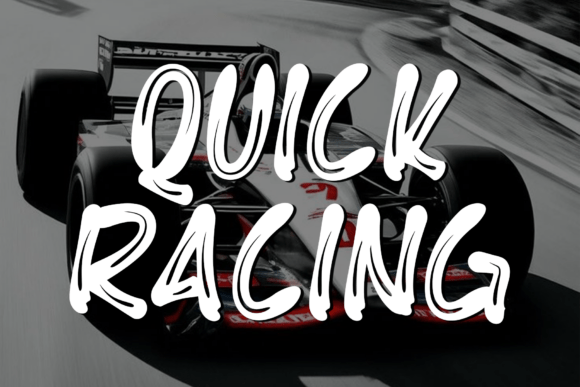 Quick Racing Script Font Review: An Elegant Handwritten Typeface