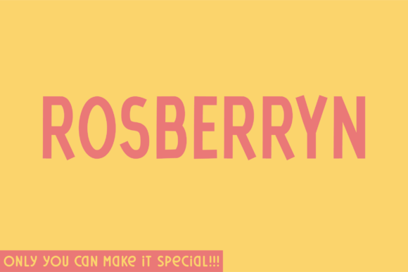 Rosberryn: The Handwritten Font That Gives Your Brand a Warm, Personal Touch