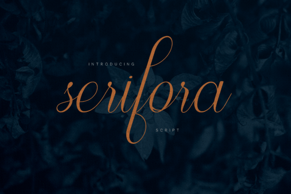 Serifora: A Sophisticated Script Font for Your Brand Voice