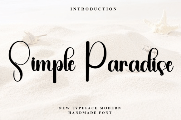 Simple Paradise: A Script Font for Confident Digital Branding