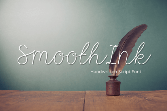 Smoothink: A Handwritten Script Font for Editorial Personality